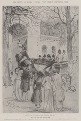 De dood van koningin Victoria, het bezoek van de Duitse keizer